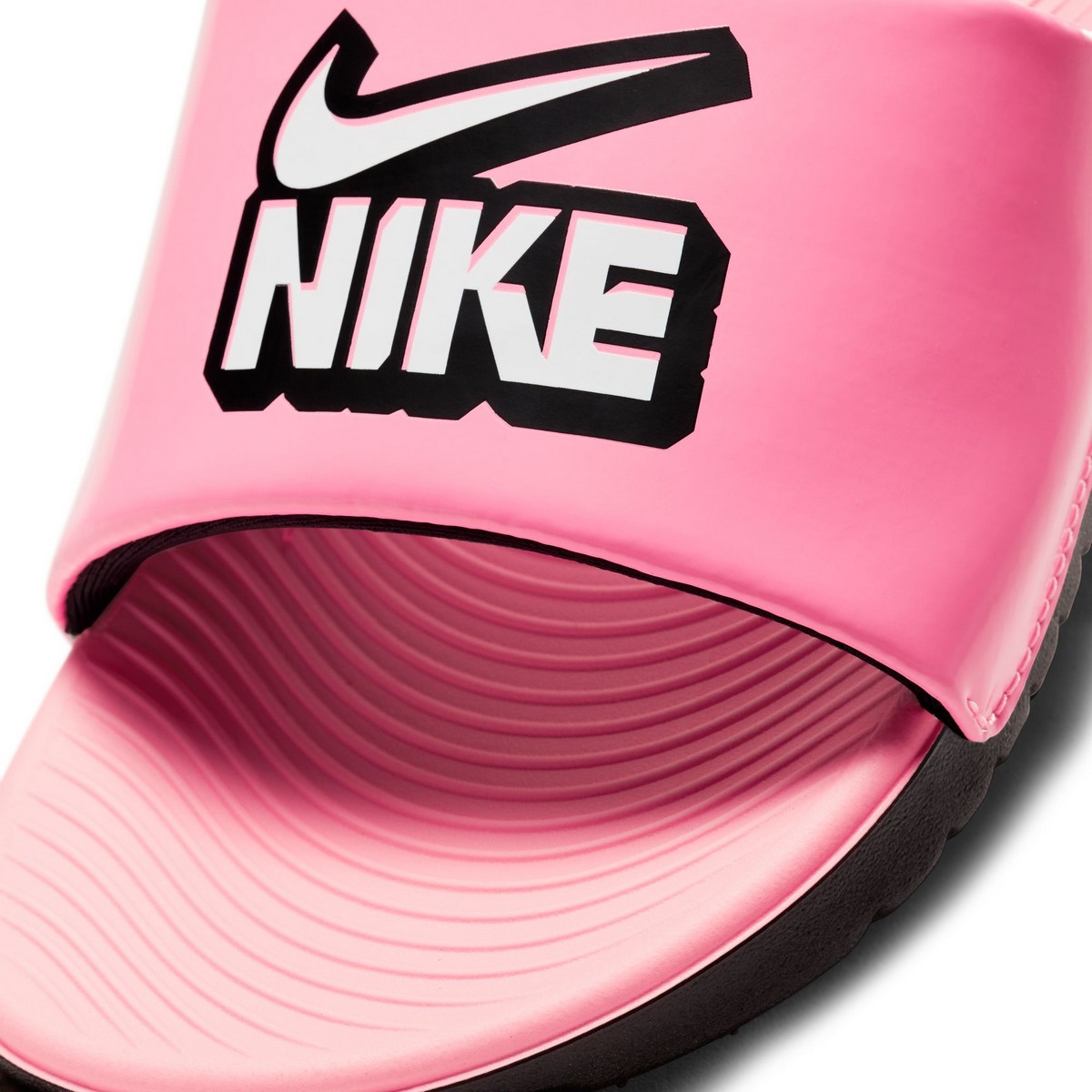 Nike Jungen Grundschule Kawa Slides Gr. 12K Pink | Weiß - Bild 8 von 8