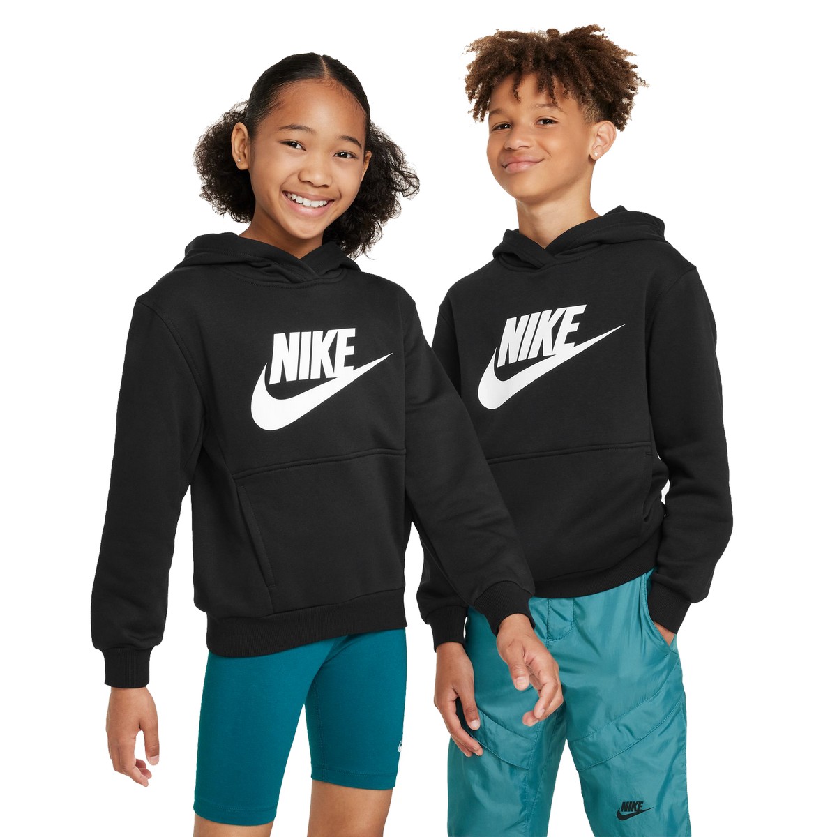 Felpa con cappuccio Nike Youth Club in pile - Foto 3 di 6