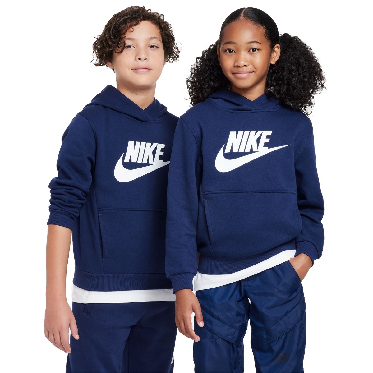 Felpa con cappuccio Nike Youth Club in pile - Foto 1 di 6