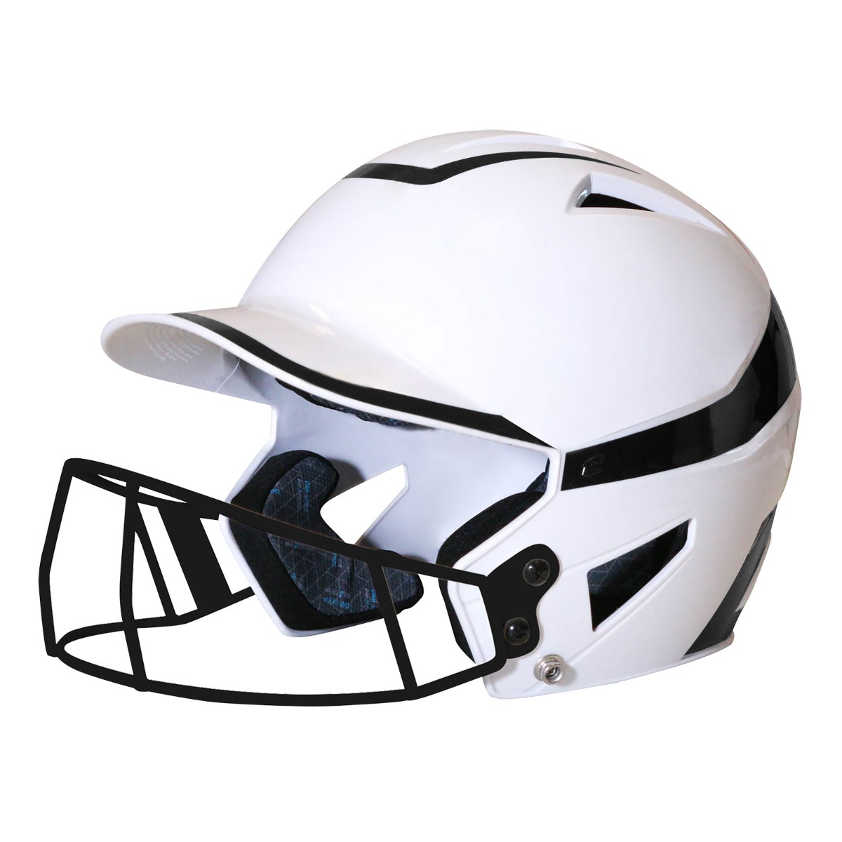 Champro HX Rise Pro Fastpitch Batting Helmet with Mask - Imagen 2 de 3