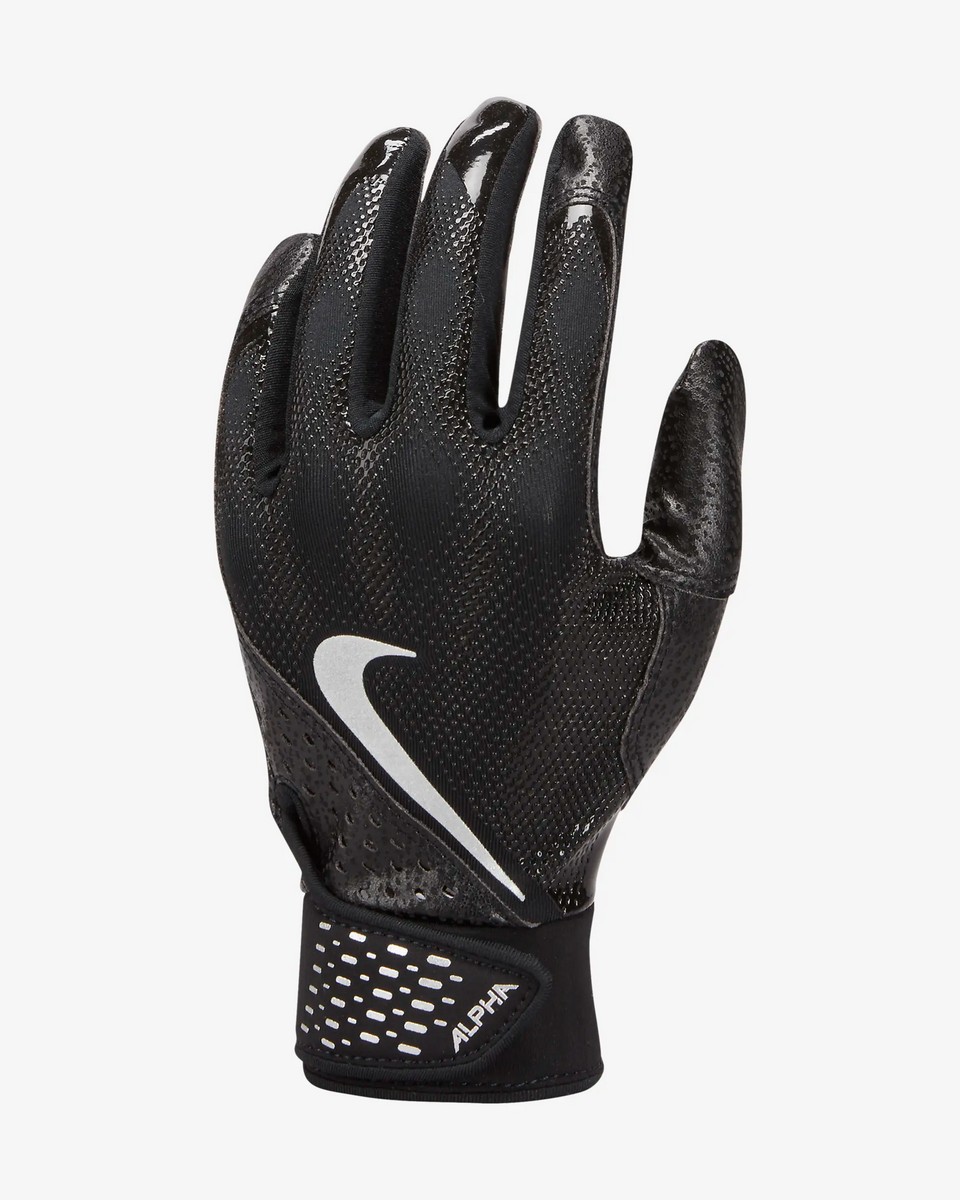 Par de guantes de bateo de béisbol para jóvenes Nike Alpha - Imagen 1 de 8