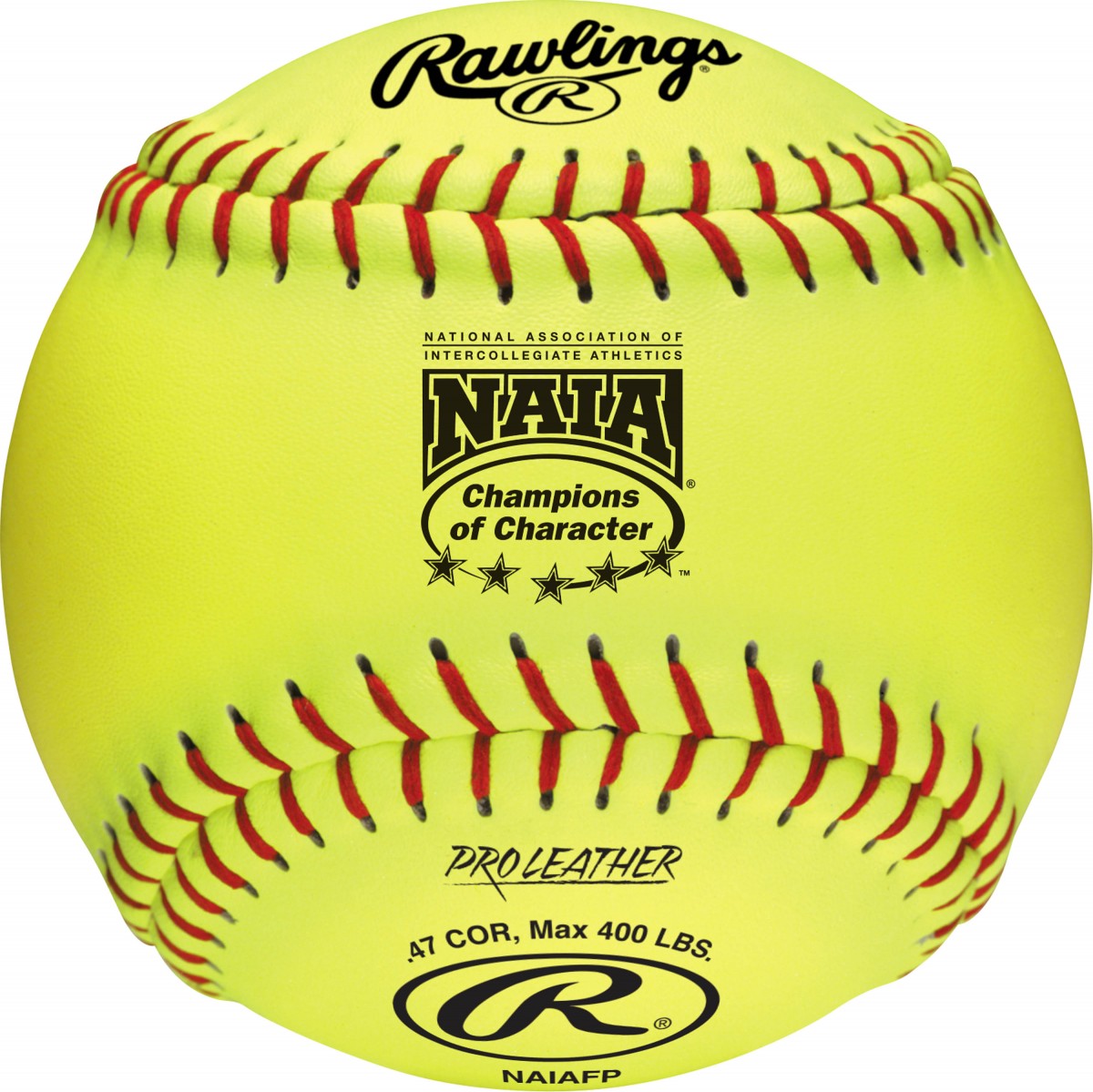 Softbol lanzamiento rápido Rawlings 12" NAIA (docena)