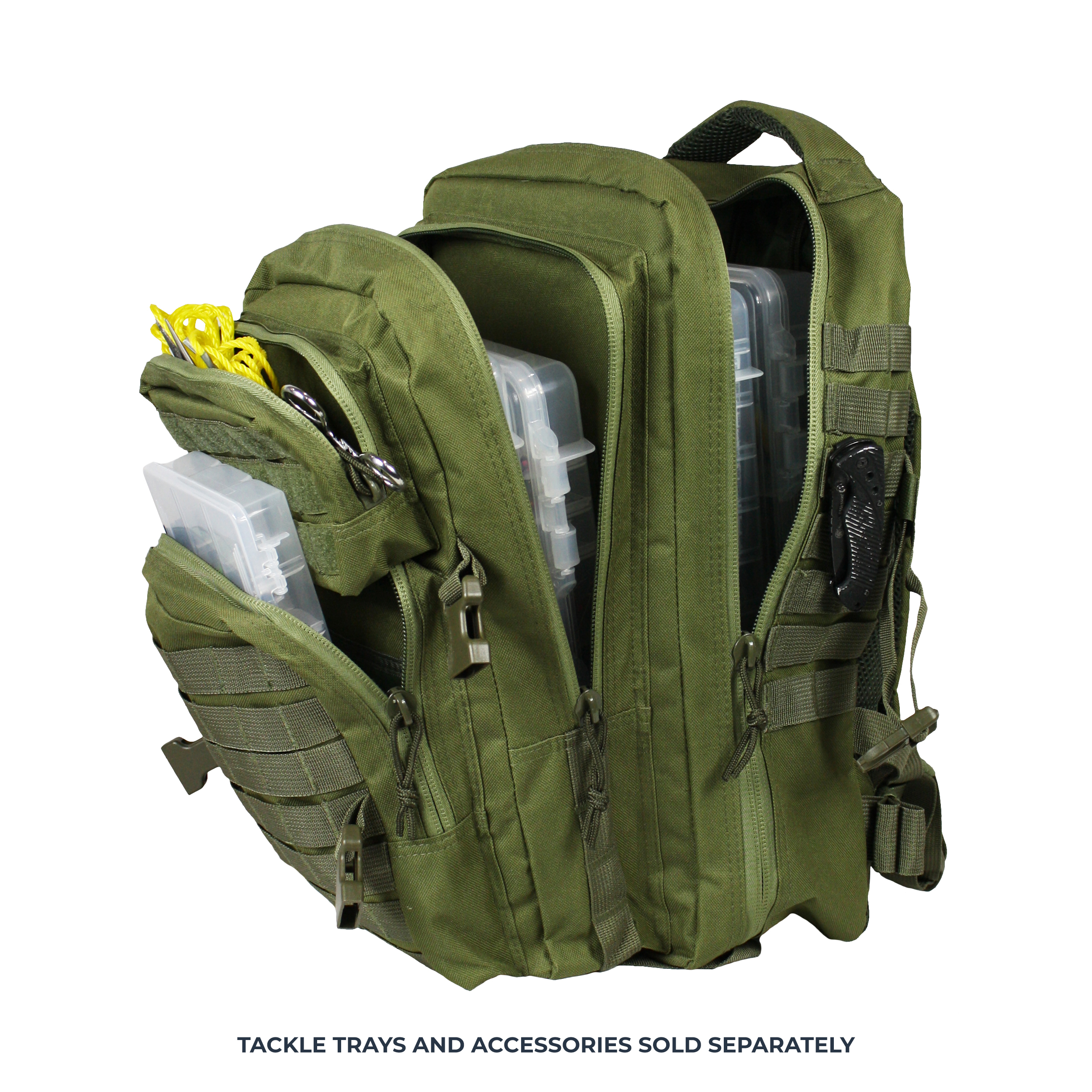 Osage River Fly Fishing Backpack Tackle and Rod Storage Crocodile