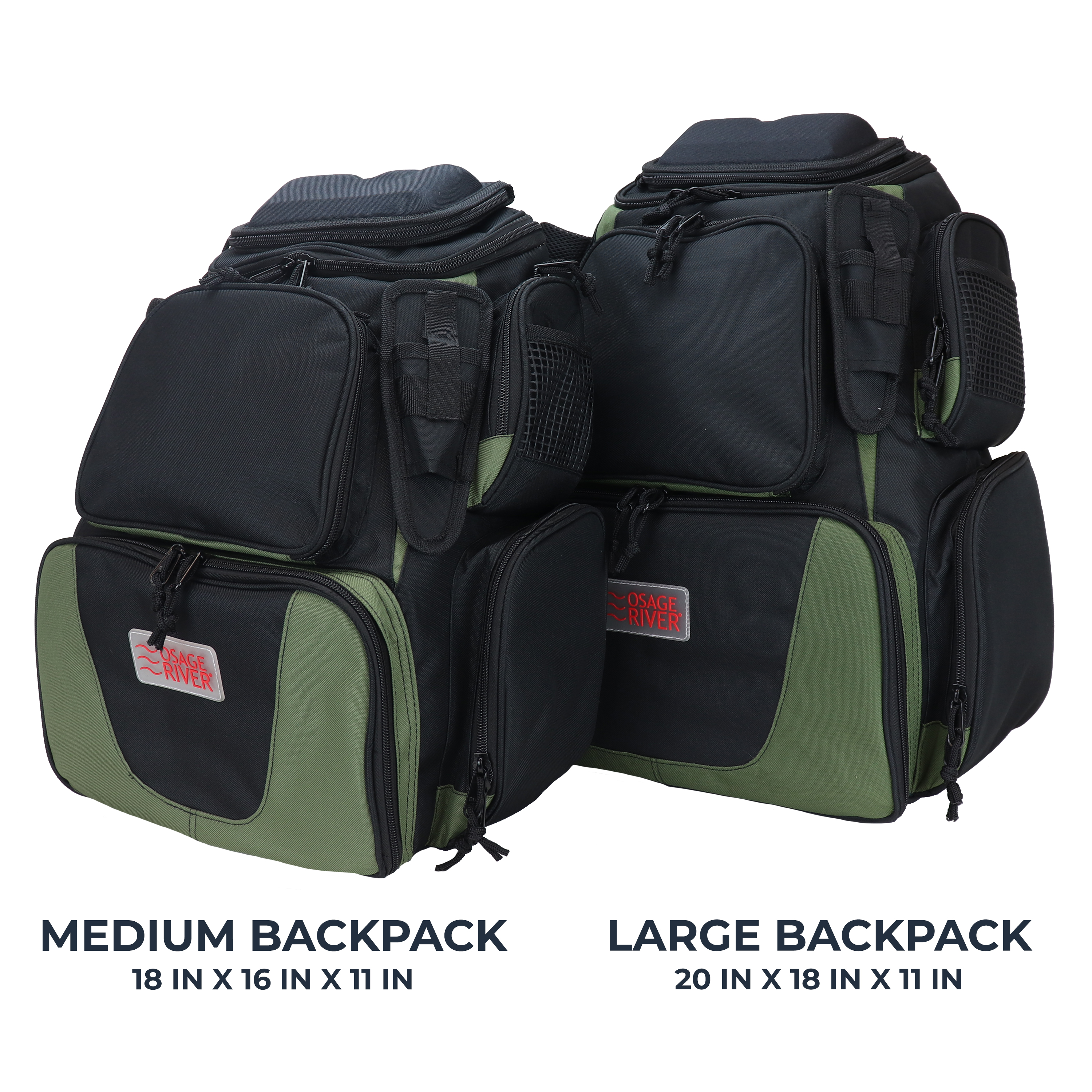 Osage River: Fishing Tackle Backpack $25, Fishing Backpack w/ 4
